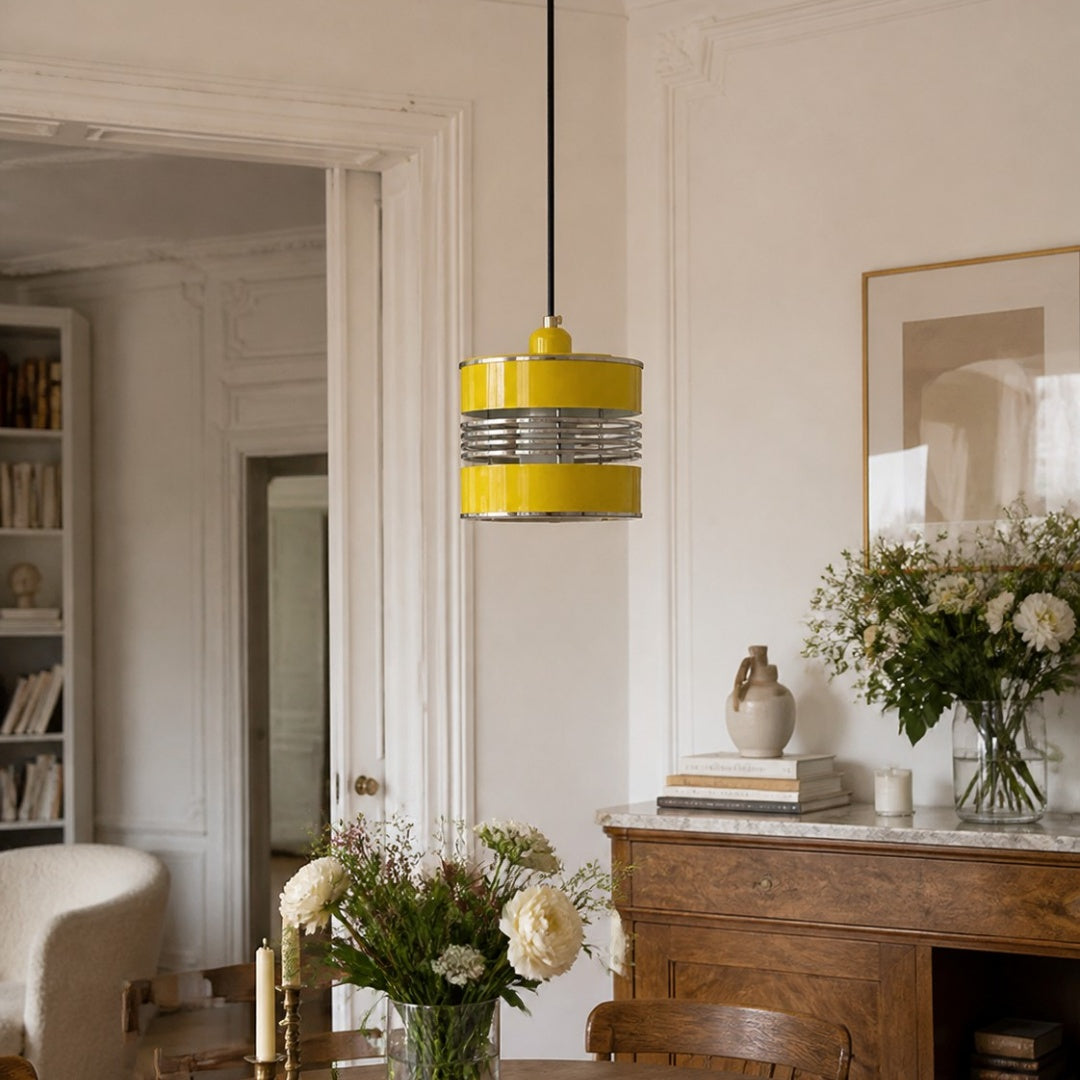 Bauhaus Layered Metal Pendant Light