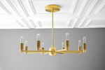 Charger l&#39;image dans la visionneuse de galerie, Lustre moderne Mobilux Line - Suspension à 8 bras style milieu du siècle
