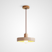 The Star's Radiance Travertine Pendant Light