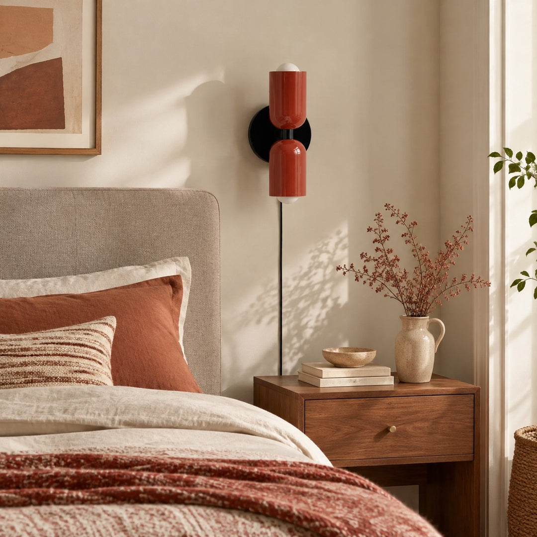 Couleur Double Up-and-Down Plug-In Wall Light