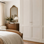 Load image into Gallery viewer, Pearl white cabinet knobs on a wardrobe