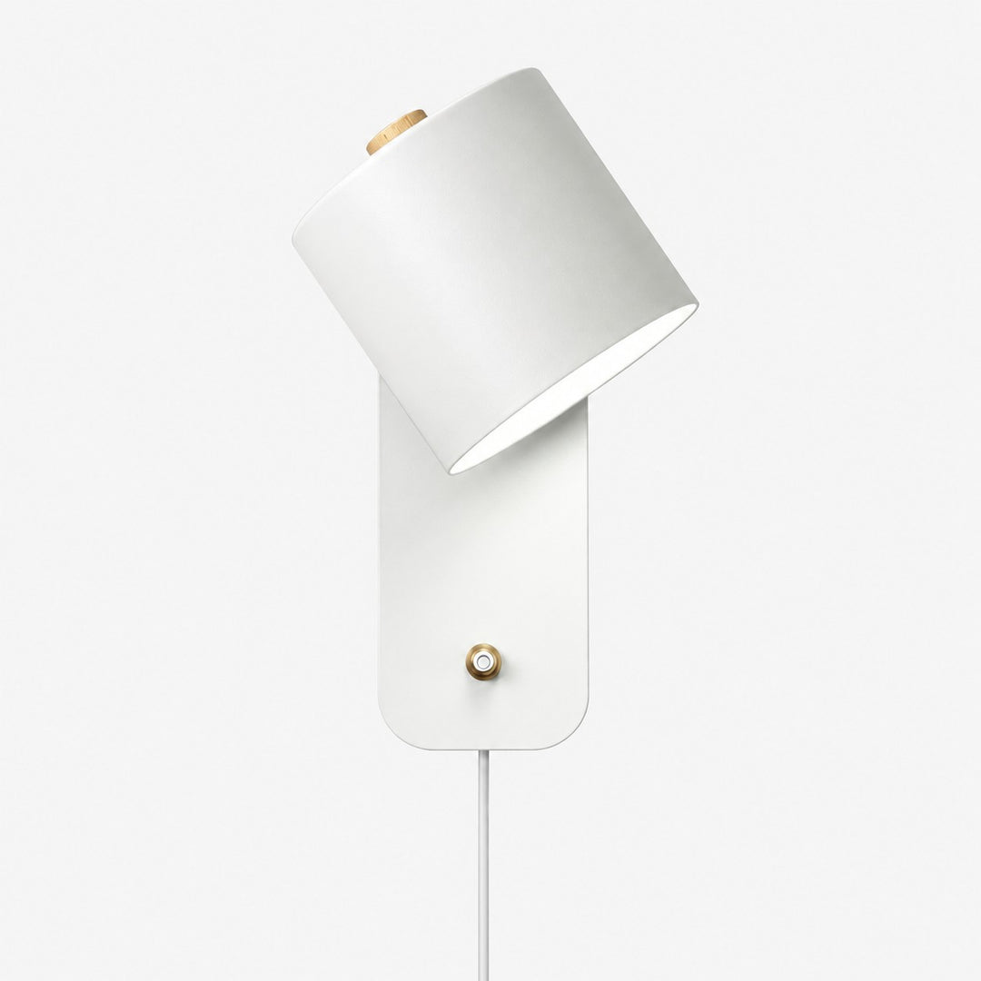 Flexible Rotatable Cylinder Plug-in Wall Lamp