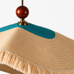 Load image into Gallery viewer, Sculptural Woven Fabric Pendant Lamp
