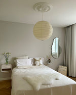 Bild in Gallery-Viewer laden, White Washi Paper Plug-In Pendant