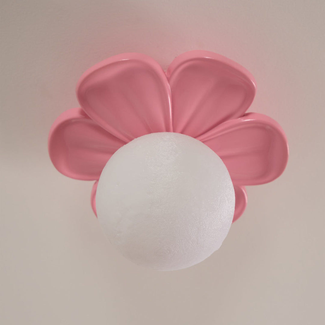 Creme Blüte Blumen Deckenlampe