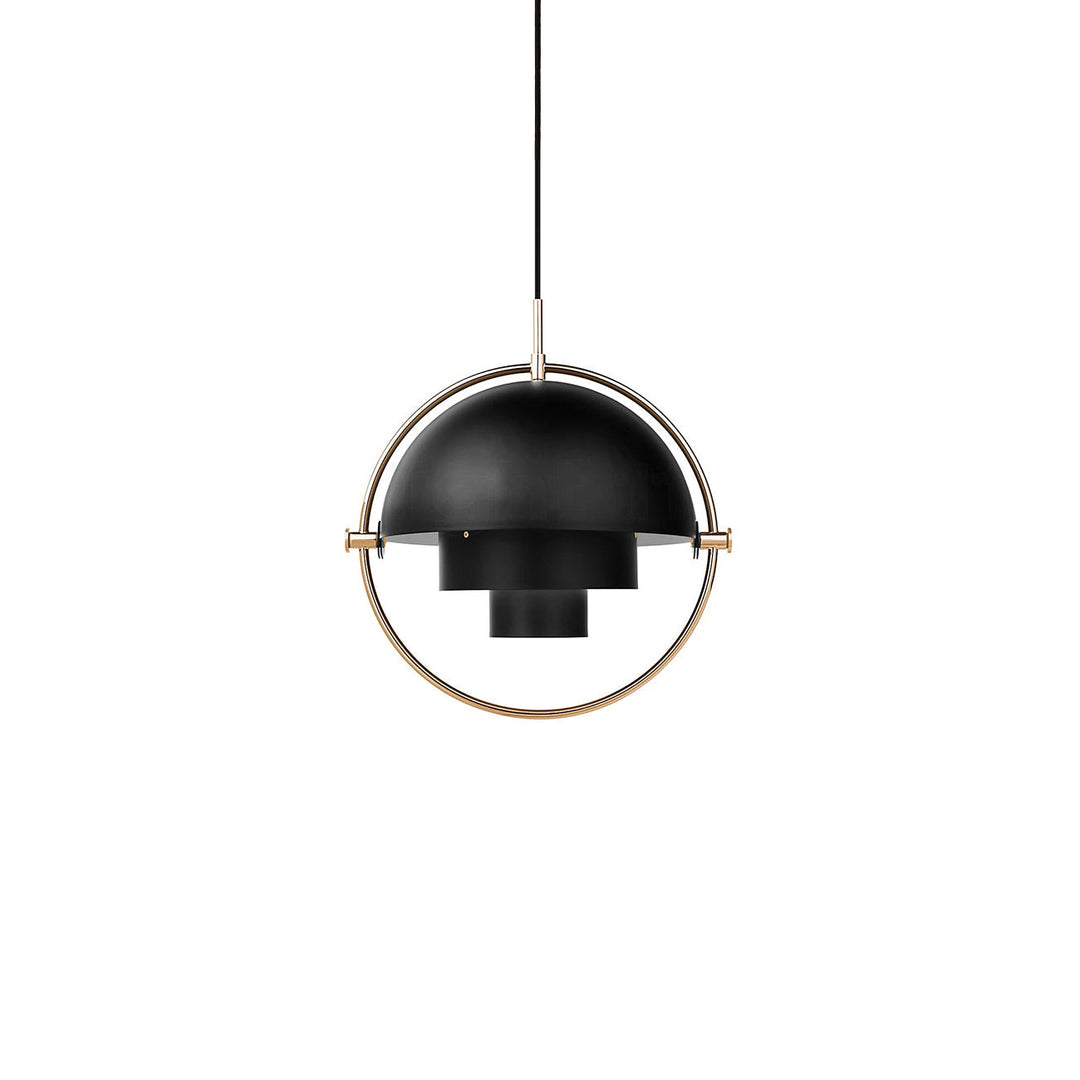 Adjustable Metal Hemisphere Plug-In Swag Pendant