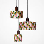 Bild in Gallery-Viewer laden, Fabric drum pendant light 09