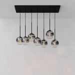 Bild in der Galerieansicht laden, Selvion Eleganter 7-Licht Kugel Kronleuchter – Glas Pendelleuchte
