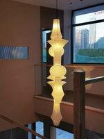 Bild in Gallery-Viewer laden, White Handcrafted Mulberry Paper Swag Light