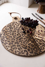 Load image into Gallery viewer, Leopard Solid Sapele Wood Board - Functional Dining Accessory for Kitchen