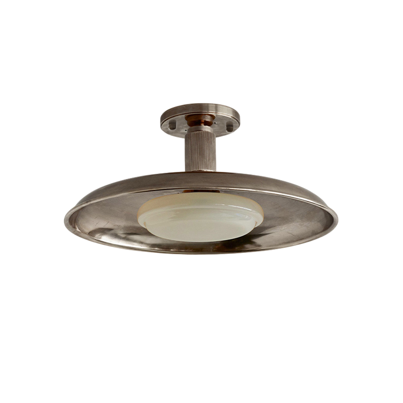 Plafonnier panneau plat style couvercle de casserole