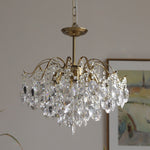 Load image into Gallery viewer, Vintage Sumptuous Teardrop Crystal Chandelier
