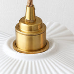Bild in Gallery-Viewer laden, Vintage Ceramic Wave Pendant Lamp