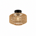 Load image into Gallery viewer, Woven Lantern Boho Radiance Rattan Ceiling Light