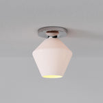 Load image into Gallery viewer, Merin Minimalist Sleek Geometric Glass Flushmount Light
