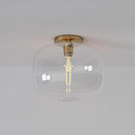 Load image into Gallery viewer, Lumivelle Sculptural Flush Mount Light – Modern Glass Ceiling Lamp
