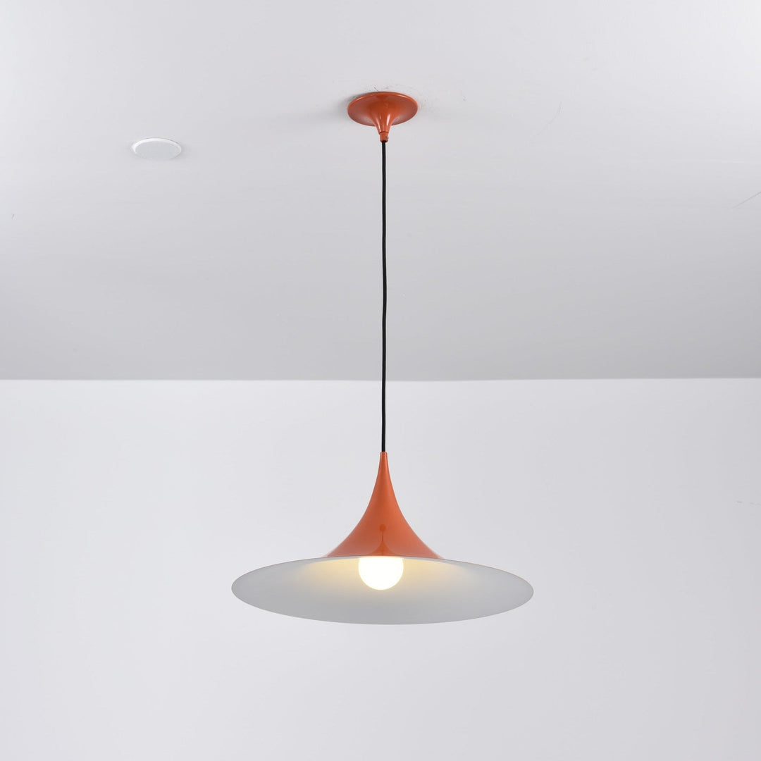 Arch-Shaped Aluminum Plug-In Pendant Light