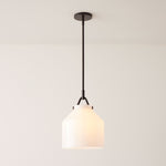 Charger l&#39;image dans la visionneuse de galerie, Lampe suspendue en métal Morandi Hanton Nordic Metal — Luminaire minimaliste nordique 
