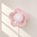 Cargar imagen en el visor de la Galería, Flower-Shaped Resin Plug-In Wall Lamp