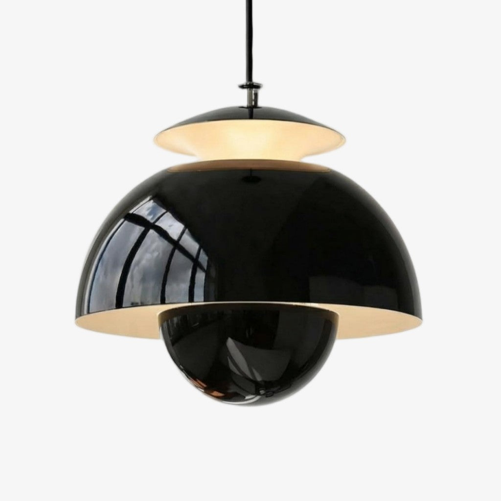 Suspension florale en métal sculptural Orin Nordic, adaptée aux chambres, cuisines et salons.