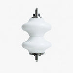 Cargar imagen en el visor de la Galería, White glass wall light on a clean background