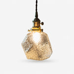 Load image into Gallery viewer, Clear glass with antique brass finish
