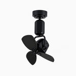 Cargar imagen en el visor de la Galería, Wall and ceiling compact fan in black