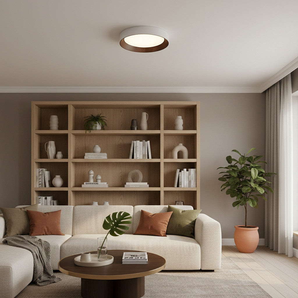 Lámpara de Techo Contemporánea Crelina - Luminaria Empotrada para Pasillo y Comedor U16