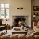 Cargar imagen en el visor de la Galería, Pyralis Cone Art Deco Wall Light - Multi-Directional Sconce for Vanity or Wall
