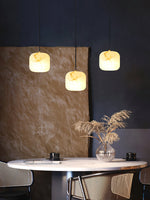Load image into Gallery viewer, Alabaster Bedside Pendant Light
