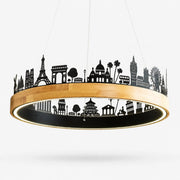 62 cm (24.4 in) (24.4 in) black pendant light