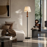 Bild in Gallery-Viewer laden, Micahell Modern Floor Lamp – Cascading Shell Shade Standing Lamp for Bedroom