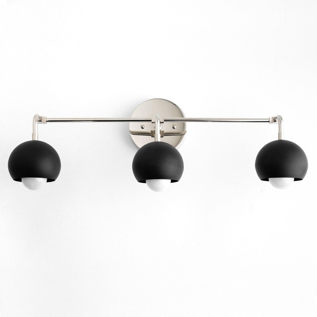Metio Dome Decorative Vanity Light - Classic Orb Shade Bathroom Wall Lamp