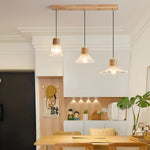 Bild in Gallery-Viewer laden, Nordische Hanfseil Glas Pendelleuchte