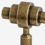 Load image into Gallery viewer, Stepped solid brass form and antique textured finish