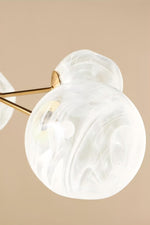 Load image into Gallery viewer, Pawrior Multi-head Organic Glass Spherical Chandelier - Modern Cloud Design Branch Light

