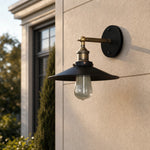 Load image into Gallery viewer, Outdoor wall lamp installed on exterior wall in daylight