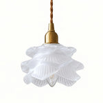 Bild in Gallery-Viewer laden, Vintage Rose Glass Pendant Lamp