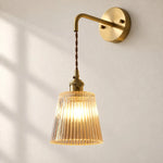Load image into Gallery viewer, Nordic Brass Colored Glass Wall Lamp