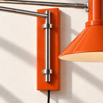 Bild in Gallery-Viewer laden, Adjustable Cone Arm Plug-In Wall Light — detail 3