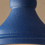 Load image into Gallery viewer, Blue metal shade textured finish detail