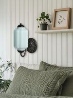 Load image into Gallery viewer, Vintage Milk Glass Sconce Bedside Hallway Eloise Wall Sconce
