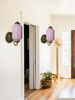 Load image into Gallery viewer, Vintage Milk Glass Sconce Bedside Hallway Eloise Wall Sconce
