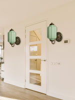 Load image into Gallery viewer, Vintage Milk Glass Sconce Bedside Hallway Eloise Wall Sconce
