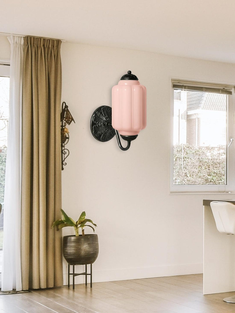 Vintage Milk Glass Sconce Bedside Hallway Eloise Wall Sconce