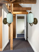 Load image into Gallery viewer, Vintage Milk Glass Sconce Bedside Hallway Eloise Wall Sconce
