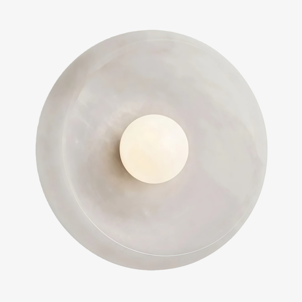 Coloria Minimalist Curved Glass Shade Wall Sconce — Contemporary Vintage Style Wall Light for Living Areas and Hotels