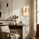 Load image into Gallery viewer, Alabaster Veil Plug-In Wall Light - product image 3