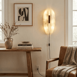 Load image into Gallery viewer, Alabaster Veil Plug-In Wall Light - product image 5