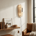 Load image into Gallery viewer, Alabaster Veil Plug-In Wall Light - product image 8